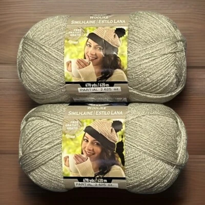 Loops and Threads WOOLIKE SIMILI-LAINE Yarn COOL GRAY #2, PARTIALS - Image 1 of 4