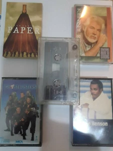 5 Cassettes Kenny Rogers Queen Latifah Ghostbusters II  George Benson Bob Marley - Picture 1 of 1