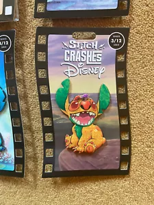 Stitch Crashes Disney Store Pin The Lion King BNOC 3/12 Limited Release - Picture 1 of 1