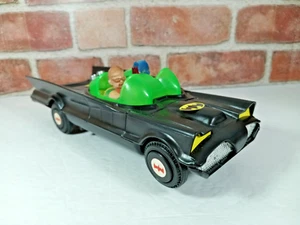 VHTF 1978 DC COMICS AZRAK HAMWAY BATT OP BATMOBILE --WORKS -- RARE BLACK -- NICE - Picture 1 of 17