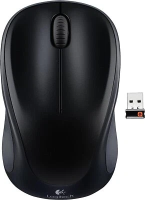 Logitech M317 Wireless Mouse with Unifying Receiver - Black - Image 1 of 4