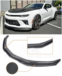 EOS For 16-Up Camaro | T6 Style CARBON FIBER Front Bumper Lower Splitter Lip - Picture 1 of 12