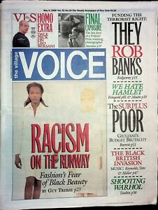 The Village Voice 9 mai 1995 Racisme sur la piste Andy Warhol 031621ame2