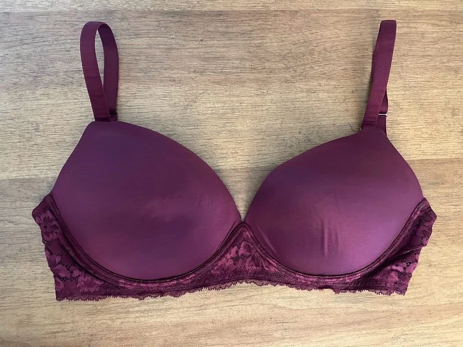 Victoria's Secret Smooth Kir Lace 36DDD Body By Victoria Wireless Nursing Bra - Image 1 of 2