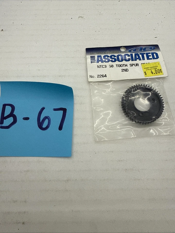 Team Associated 2264 Spur 2nd Gear NTC3 50 Tooth NOS NIP - Image 1 of 1