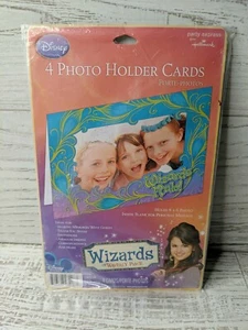 4 Pack - Wizards of Waverly Place Photo Frame Cards Birthday Party Invitation - Picture 1 of 2