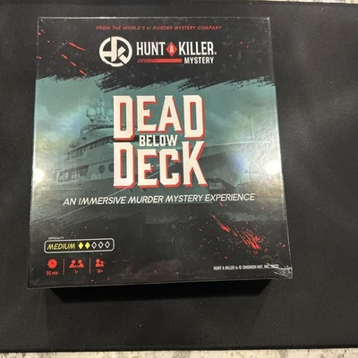 Hunt A Killer - Dead Below Deck Mystery Game Nuevo, Sellado de Fábrica Foto 1 de 2