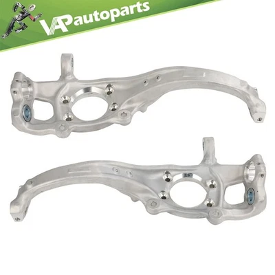 Pair Front Left & Right Steering Knuckle Fits 2010-2012 Audi A4 A5 Quattro S4 S5 - Image 1 of 4