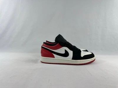 Nike Air Jordan 1 Low 'Black Toe' 553558-116 Men's Size 8.5 - Image 1 of 4