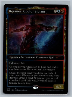 Magic MTG Secret Lair Drop Series Keranos, God of Storms #079 Foil TCG CCG - Image 1 of 2