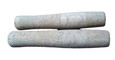 Very Hard To Find 6-in Cork Rod Building Handle With Five Pieces! Set Of Two. c1 - Image 1 of 4