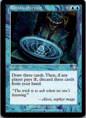 Rhystic Scrying U Prophecy 44 NM - Image 1 of 2