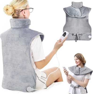 Termoforo Elettrico per Schiena 61 X 94 Cm Scalda Spalle,Termoforo Cervicale Con - Immagine 1 di 4