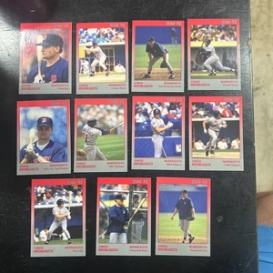 STAR '92 Chuck Knoblauch 11 carte set lucido The STAR Company lucido S12 - Foto 1 di 1