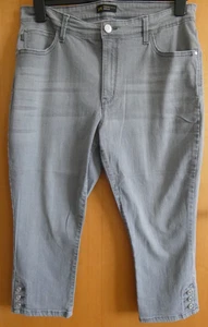 Lee cropped jeans grey size 16 - Picture 1 of 9