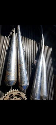 1978 Honda 750 Exhaust Pipes - Image 1 of 4