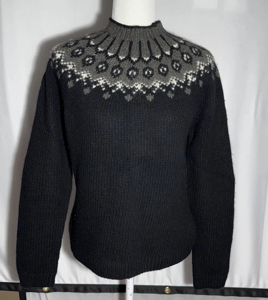 Suéter De Colección Ralph Lauren Para Mujer Islandia Isla Feria Exclusivo Tejido a Mano Pequeño Foto 1 de 4