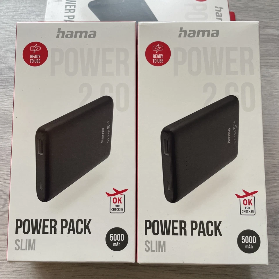 Hama Powerbank Slim 5HD 5000mAh USB-A