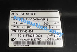 SGMRV-30ANA-YR12 Yaskawa servo motor Fast shipping#DHL or FedEx - Picture 1 of 1