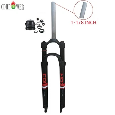 29" Suspension Fork Manual Lockout Bike Front Fork & 1-1/8" Threadless Headset - Image 1 of 4