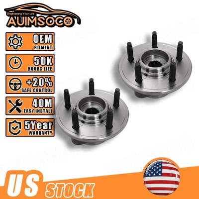 2 piezas cojinetes de cubo de rueda delantera para Mercury Mountaineer 2006-2008 2009 2010/con ABS Foto 1 de 4