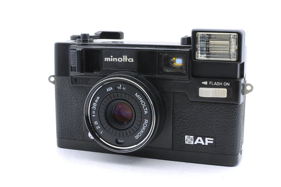 [Fast neuwertig] Minolta Hi-Matic AF analoge Kompaktkamera 35 mm f/2,8 38 mm Japan - Bild 1 von 4