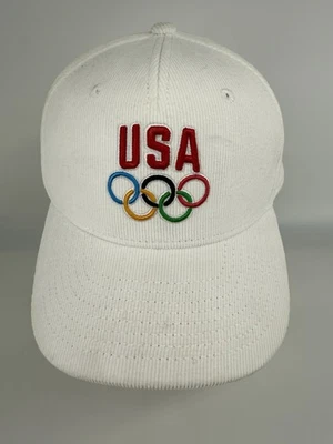 Equipo EE. UU. Equipo Olímpico Ropa Béisbol Blanco Gorra Sombrero Ajustable De Colección, Deportes Foto 1 de 4