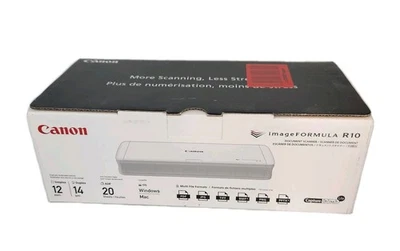 Canon ImageFormula R10 Portable Scanner Duplex Feeder New Factory Sealed  - Image 1 of 4