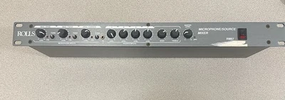 Rolls RM67 Rack Mount Mic/Line Mixer 3 XLR/4 RCA 1U - Image 1 of 2