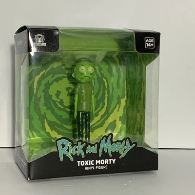 Toxic Morty Adult Swim - Rick & Morty Vinyl Display Figure 4.5" CultureFly - Image 1 of 3