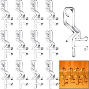 Hidden Valance Clips for Window Blinds Clear Plastic 2.1 Inch, - Picture 1 of 7