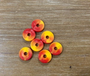 Lego 7 Red Disks Projectiles for use with 53990 Launcher Trans Smoke Shooter - Picture 1 of 1