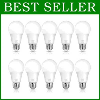 Energy Saving LED Light Bulbs, 100W Daylight White, 10-Pack - Image 1 of 4