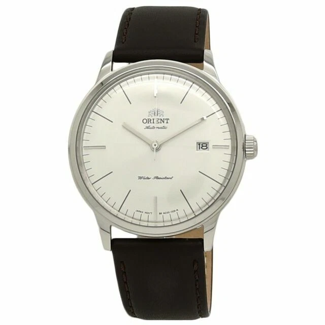 Orient Bambino AC00 Version 3 40.5mm Stainless Steel Case with Brown Leather Strap Men's Wristwatch (FAC0000EW0)