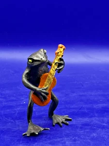 Heirloom Editions Ltd. Redl Factory Vienna Bronze Frog Band Gold Guitar Player* - Picture 1 of 4