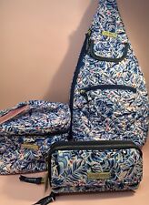 Simply Southern Leaf NWT Sling Backpack, Crossbody Wristlet Wallet, Cosmetic Bag