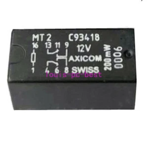 1PZ Relè Tyco / AXICOM MT2 C93418 12VDC Relè di Alimentazione 200MW 8 Pin - Foto 1 di 4