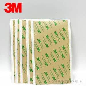 3M 467 MP THIN STRONG DOUBLE SIDED ADHESIVE 8X4 SHEETS tape 100mmx200mm - Picture 1 of 2