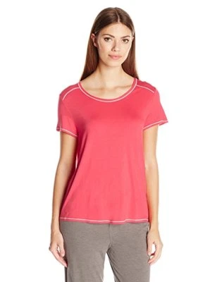 Camiseta para dormir Layla para mujer coral mediana Foto 1 de 2