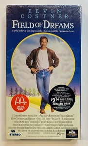 VHS TAPE: 1992 FIELD OF DREAMS - Unopend Wrapper - McDonalds Promo - Picture 1 of 5