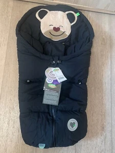 Odenwälder Babynest Mucki Fußsack für Tragewanne und Autositz NEU schwarz - Bild 1 von 4