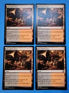 4x Bloodfell Caves Eternal Masters 2016 Mtg Magic Gathering Card Dual Land 236 - Picture 1 of 4
