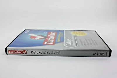Turbotax 2012 Deluxe  Federal and State + Federal E-file - Open box, preowned - Image 1 of 4