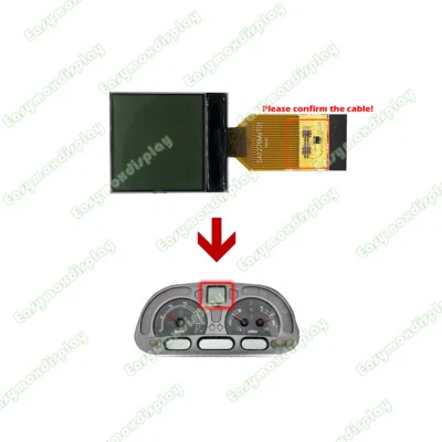 Central LCD Display For New Holland T/TS/TS-A/TL-A Series Tractors Instrument - Image 1 of 4