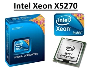 Intel Xeon X5270 SLBAQ Clock 3.50GHz, 6MB Cache, 2 Core, Socket LGA771, 80W CPU - Picture 1 of 3