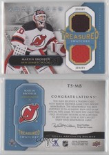 2013-14 Upper Deck Artifacts Treasured Swatches Martin Brodeur #TS-MB HOF