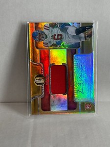 ZACH EVANS 2023 PANINI CHRONICLES DRAFT GOLD STANDARD AUTO JERSEY RC /199