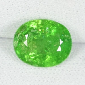 3.04 ct ct BEST GRADE SUPERB GREEN - NATURAL GROSSULAR MALI GARNET See Vdo SKY - Picture 1 of 3