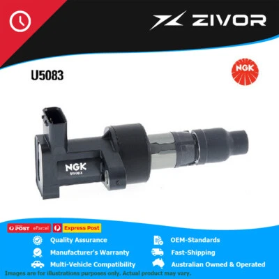 New Genuine NGK Spark Plugs Ignition Coil For Jaguar XF X250 #U5083 - image 1 of 4