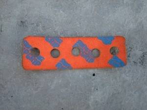 Vntg. Santa Cruz Press On Finger Grip Sticker for Skateboard Decks, Orange - Picture 1 of 1